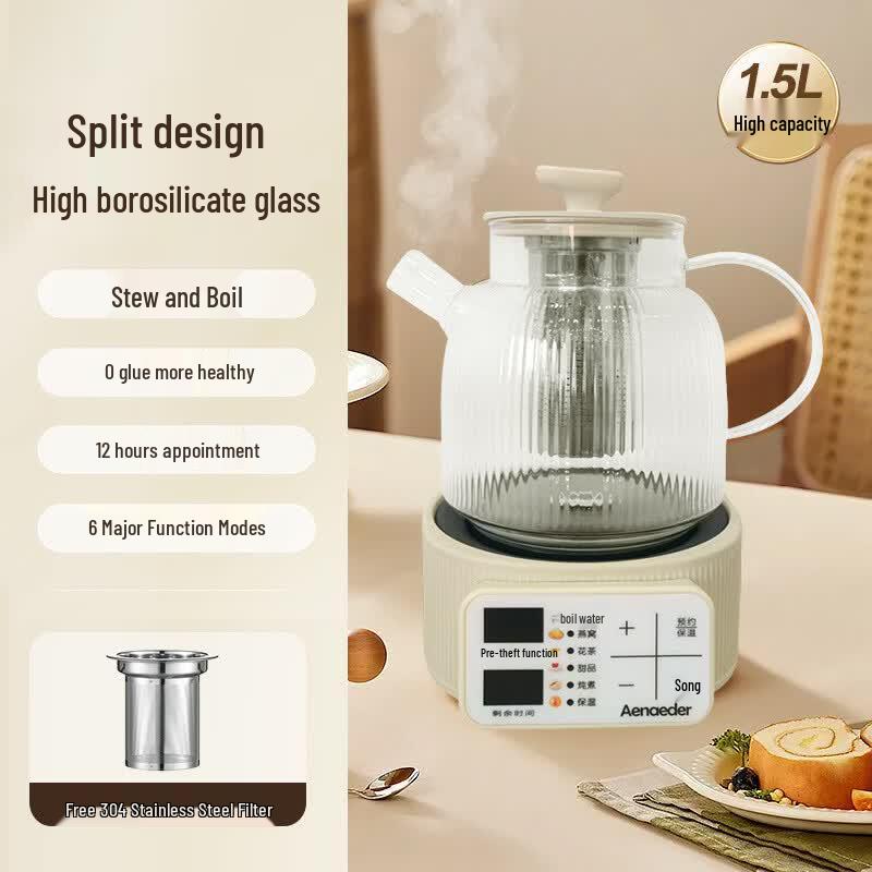 OLOEY Smart Tea & Kettle Set with Electric Ceramic Stove