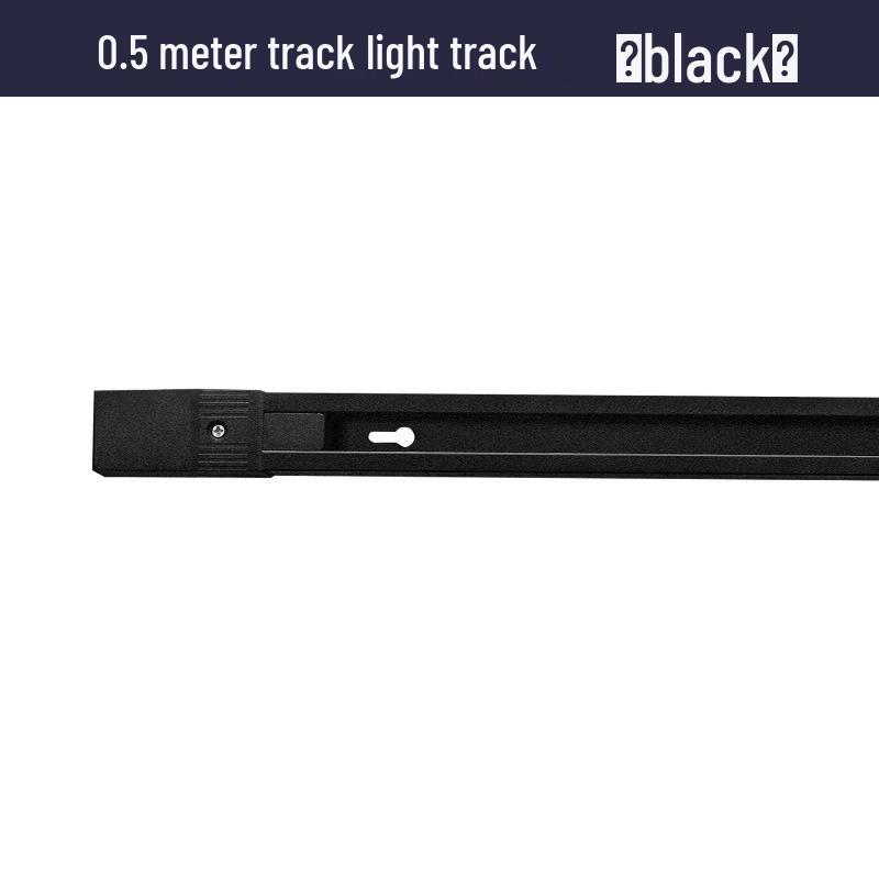 LED Spotlight Track Light Set with 1m & 0.5m Thickened Track and Connector Adapter