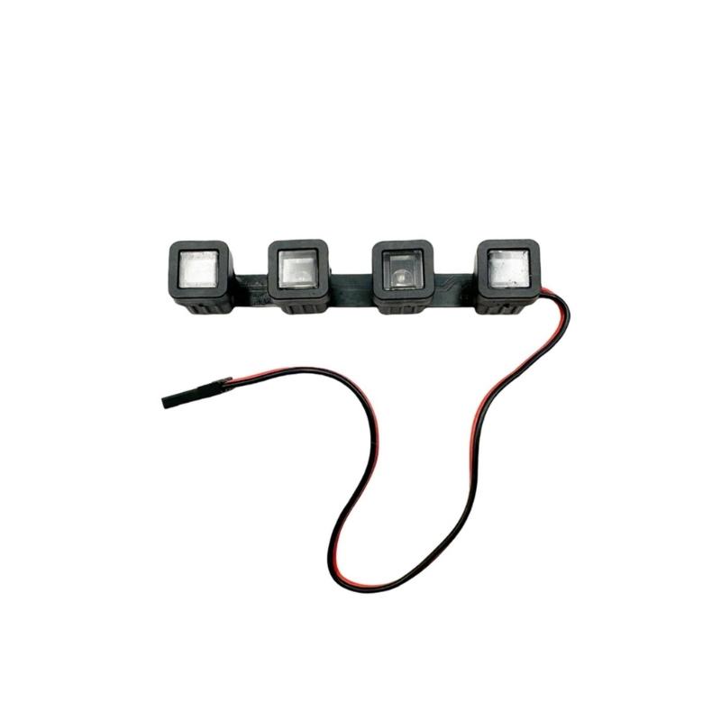 Metal Luggage Carriers Luggage Rack and Ladder Remote Control Car Decoration for 1/18 Offroad Car Model Vehicle Part Kits