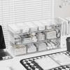 Acrylic Transparent Multi-Layer Desk Organizer with Drawers