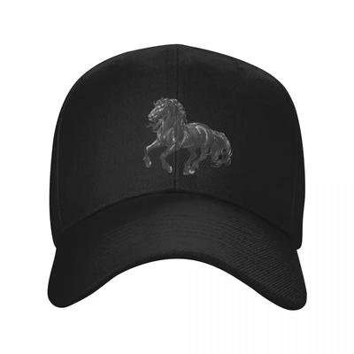 New Friesian Horse II Baseball Cap Hard Hat Luxury Brand Rave Golf Unisex Women's