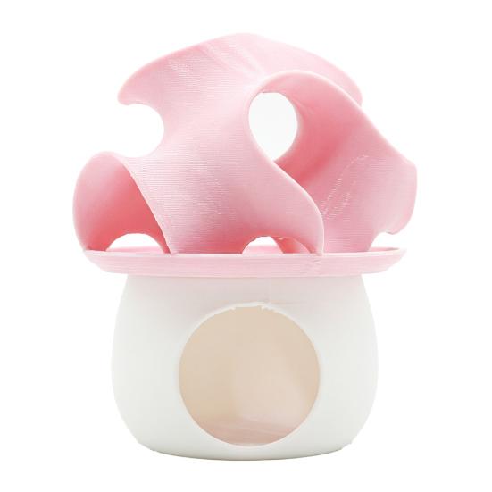 Fish Tank Landscaping Ornament, Betta Shelter House Aquarium Decoration, Hollow PLA Material Safe Fish Habitat Accessory