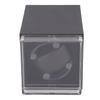 Single Watch Winder Anti Magnetic Automatic Mechanical Watch Winder Storage Box with LED Light for Men Birthday Gift