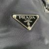PRADA Triangular logo Tote Bag black Women used