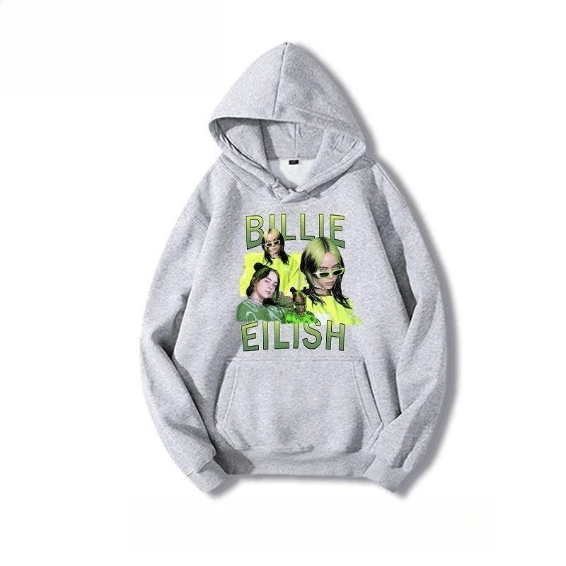 Hip-hop Rap Figure Singer Graphic Print Hoodie Loose and Male and Female Street Oversized Hoodie Trend