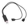 Charger Cable Fit for Switch Controller Charging Cord with Sturdy Connectors LED Indicator USB A Input