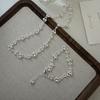 S925 Sterling Silver Niche Design Sense Simple Round Bead Necklace Korean Style Simple Heavy Industry Fashion Collarbone Chain