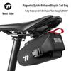 magnetic quick release saddle bag - black, Magnetic Quick Release Saddle Bag - Black