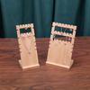 Bamboo Wood Jewelry Display Stand for Earrings, Studs, and Necklaces
