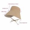 Double-Sided Fisherman Hat Wide Brim Bucket Cap Casual Sun Hat  Women