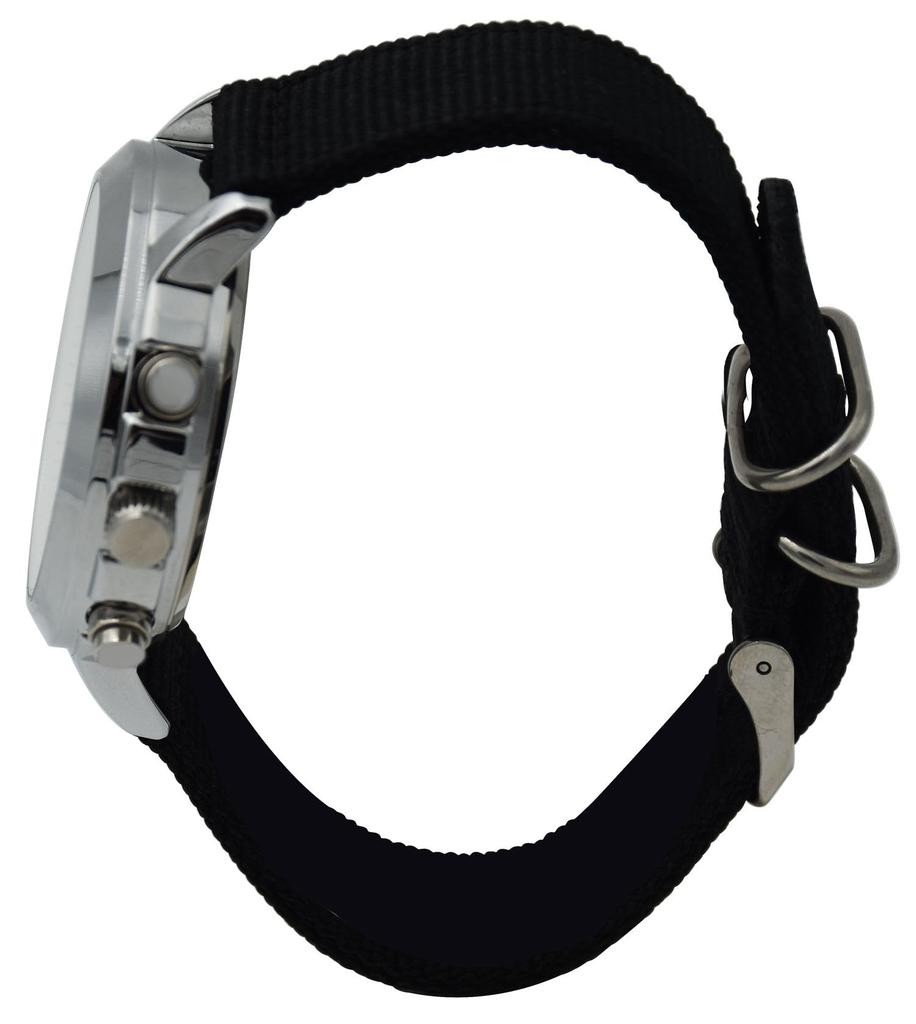 Men's radio-controlled watches with long service life