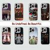J-Jonas Brothers Band White Shockproof Phone Case For iPhone 17,16,15,14,13,12,11,Pro,XS,Max,Plus,Mini,SE