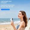 Quiet Handheld Fan 6 Speed Mini Cooling Desk Fan USB-White 1