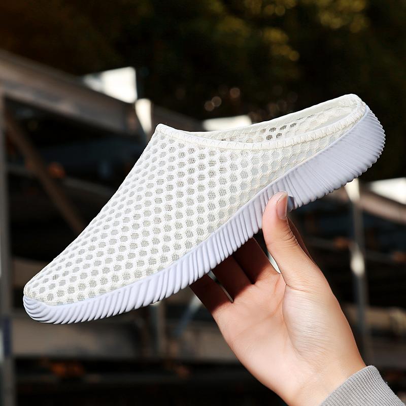 Summer Women'S Mesh Shoes Breathable Comfortable Soft Sole Casual Walking Shoe Low-Top Fabric Walking For Lady Sandals For Woman
