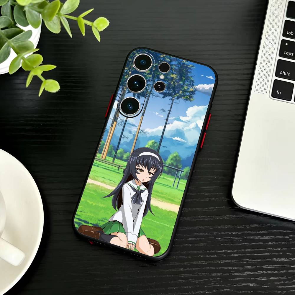 G-GIRLS U-Und P-PANZER Phone Case For Samsung S26,S25,S24,S23,S22,S21,S20,S30,Ultra,Plus,Fe,Note,5G Black Cover