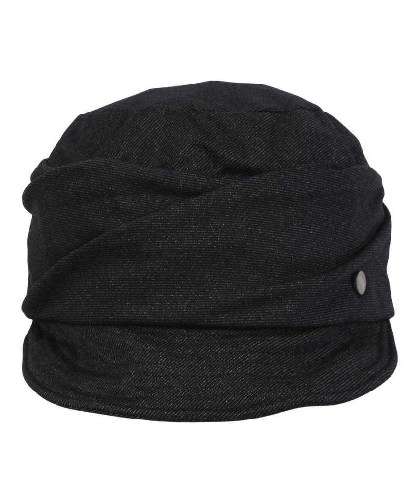 Yunibeosyeolkemiseuteuli Wire Wrinkle Poly Black Marine Cap
