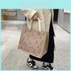 Trendy Pu Commuter Tote Bag For Women With Fresh Sweet Floral Patterns 2024