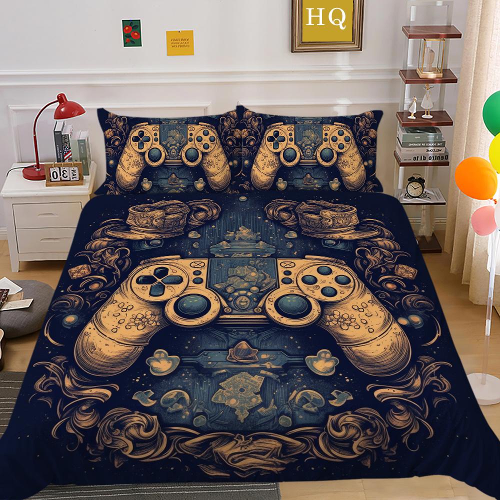 Game Handle Bedding Cover Suit High Quality Home Bedclothes Printed Bed Cover Sets Fashion Microfiber Home Bedding Sets