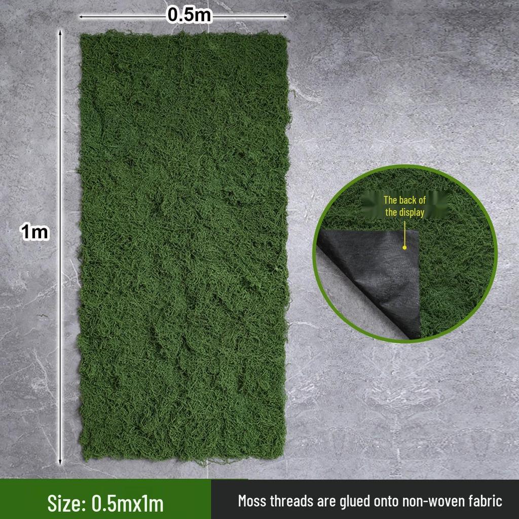 Künstliches Moos Seidengras Rasen für Landschaftsbau und Dekoration