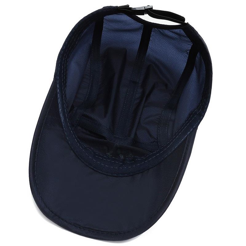 Men's baseball cap Summer quick drying folding hat Outdoor sports sun protection cap Shade cap Men's and women's tri-fold hat