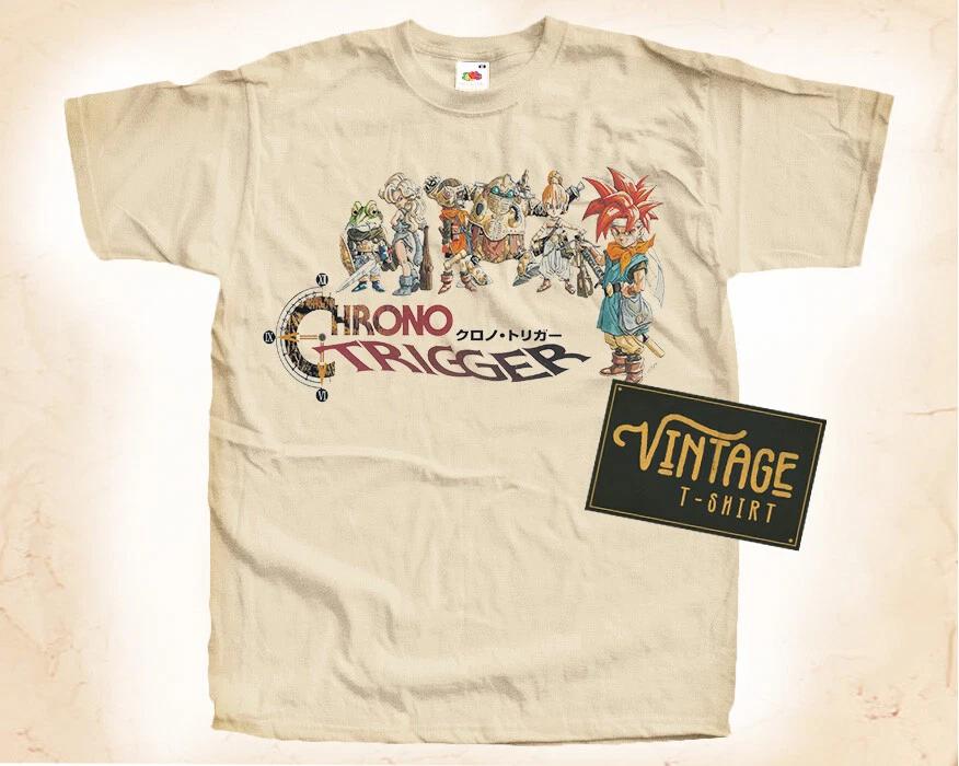 

Chrono Trigger V1 T SHIRT Tee Movie Poster Vintage Natural Tee sizes S to 5XL S