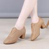 Mesh Breathable Latin Dance Shoes Jazz Latin Tango Women's and Men's Non Slip Dance Shoes 1/2 Inch In Height