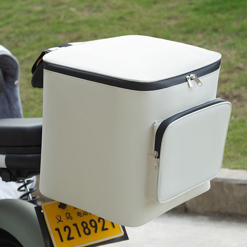 

Електричний велосипед Задня сумка для зберігання - Водовідштовхувальна, Велика місткість для шолома та дощовика