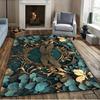 Dragonfly Pattern Rug, Lightweight,woven,low Pile Rectangular, Suitable for Living Room/bedroom Interior Use, Elegant Decoration