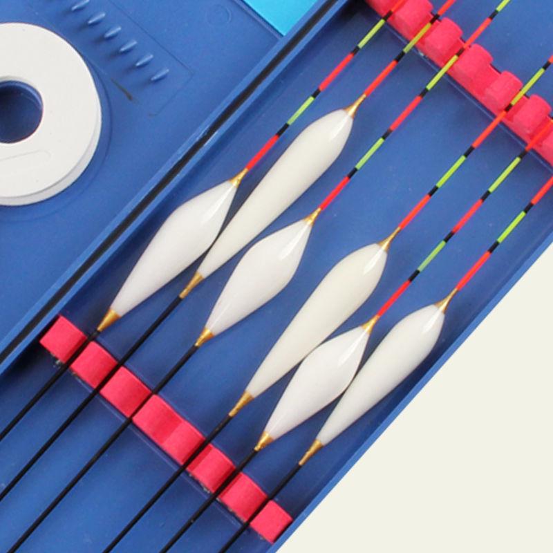 Набор светящихся в темноте электронных поплавков для рыбалки с чехлом 45cm