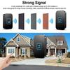 Plastic Electronic Doorbell Waterproof Welcome Doorbell Long Range Door Chime Kit  Outdoor Use