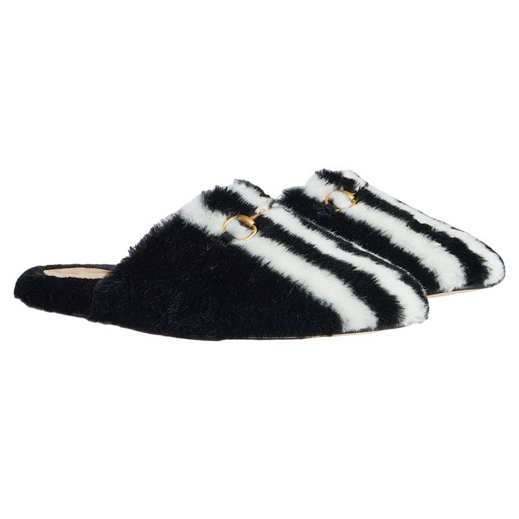 Adidas Fabric Open Back Slip On Mules Women Footwear Black White 722442 FAAYJ 1092