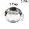 Cup and Blind Bowl Filter Replacement Filters Basket Dosing Ring for Coffee Bottomless Portafilter Parts