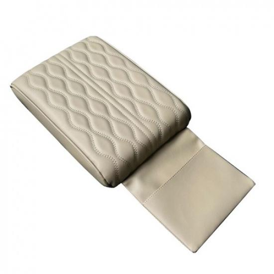 Car Armrest Cover Mat Universal PU Leather Storage Box Pad Car Styling
