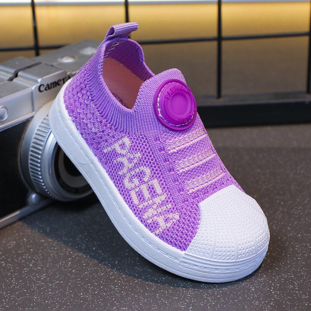 Jungen Sportschuhe Mädchen Fliegengewebte atmungsaktive Mesh-Schuhe 2025 Frühling und Herbst neue Kinder Mesh-Board-Schuhe Weichsohlen Freizeitschuhe