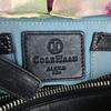 Cole Haan Leather Hand/Shoulder Bag Black with Scarf Decoration Stylish(USED)