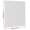 Magnetic Insect Screen for Windows White 120 X 140 Cm