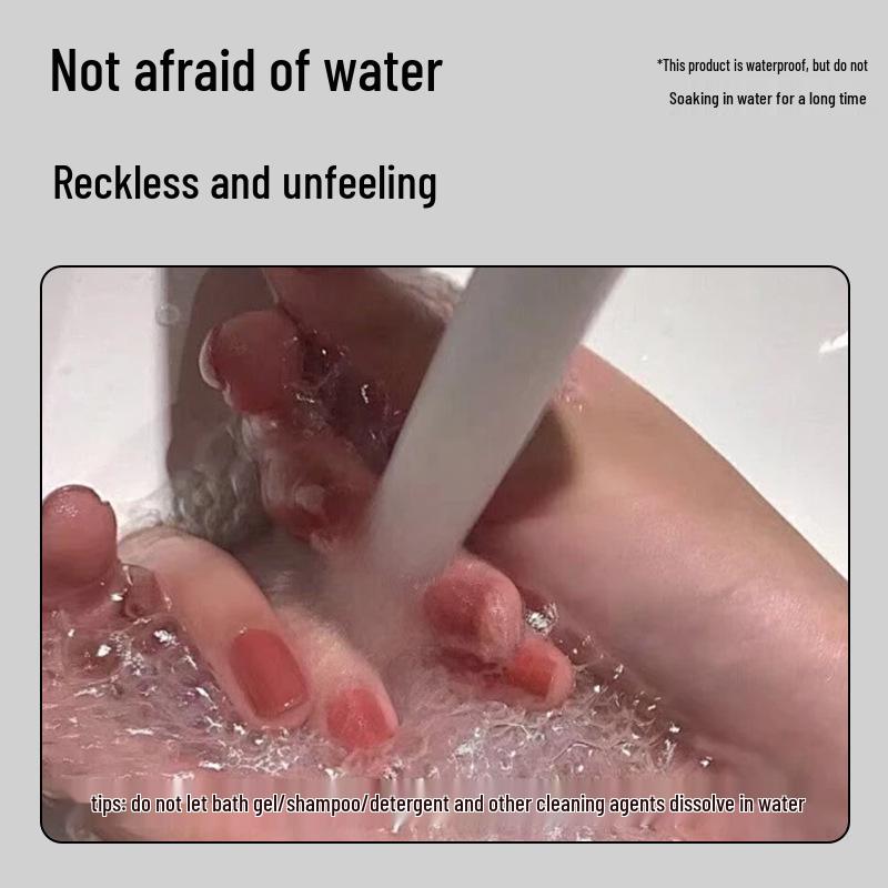 Enhanced Jelly Gel Nail Stickers - Strong Adhesion, Reusable, Double-Sided Adhesive, Long-Lasting, Removable False Nail Patches.