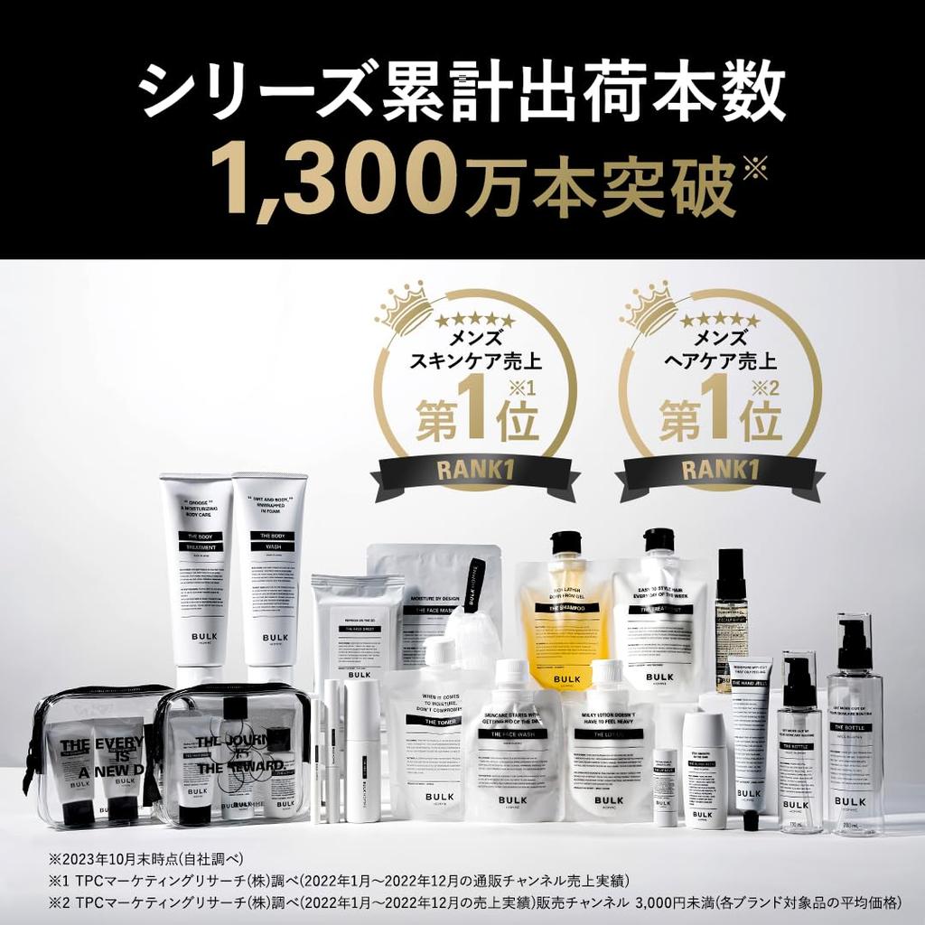 Bulk Homme Face Care Facial and Bubble Net Men's 3-Piece Set Cleanser, Lotion,