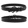 Skull Hand Design Faux Leather Belt for Men Women Adjustable Waist Strap Soft Lining for Casual Outfit or Party Wear