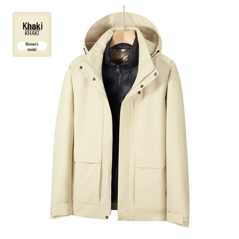 

Куртка-штормовка «три в одном» с пуховым наполнителем, с логотипом на заказ и съемной подкладкой L