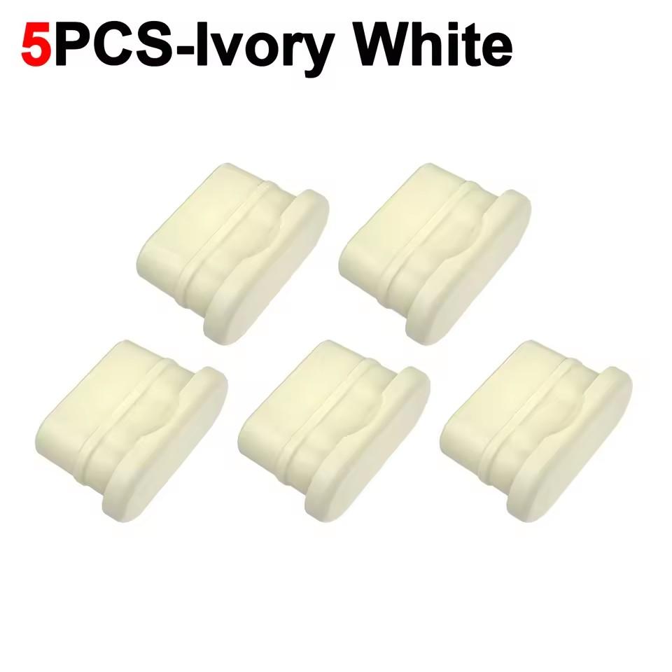 Type C Dustplugs USB-C Dust Cover Soft Silicone Type-C Charging Port Protector Protective Anti-dust Caps for IPhone Samsung