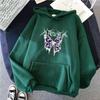Fashion Women's Casual Long Sleeve Hooded Printed Ladies Sweatshirt Tops