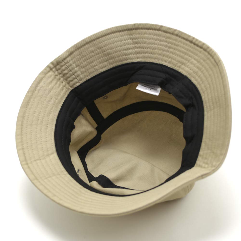 Dickies Twill Bucket Hat for Men and Women, CALIF KATAKANA Street Style (California Beige)