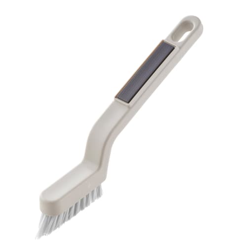 Toffy Clean Life with Toffy Magnetic Crevice Brush CL-MSB for Bathtub, Tile, and Gap Cleaning, Scrubbing, Wall-Mounted with a Magnet, Drains Water, an