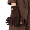 Windproof Winter Cycling Gloves Thickened  Gloves Casual Women Thermal Gloves  Cycling
