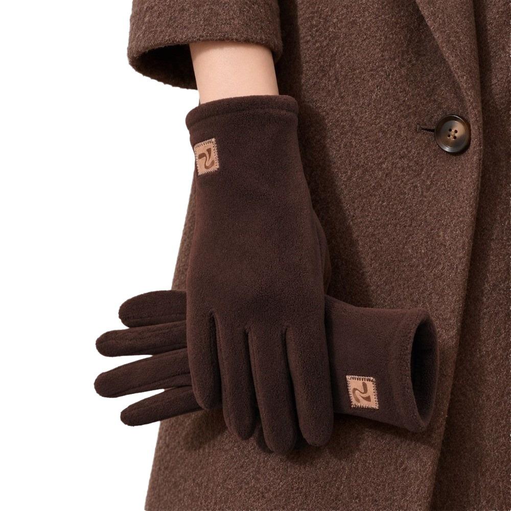 Windproof Winter Cycling Gloves Thickened  Gloves Casual Women Thermal Gloves  Cycling