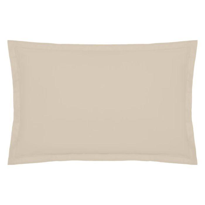 1 Taie D'oreiller Percale De Coton Uni 50 X 70 Cm Harmonie Lin