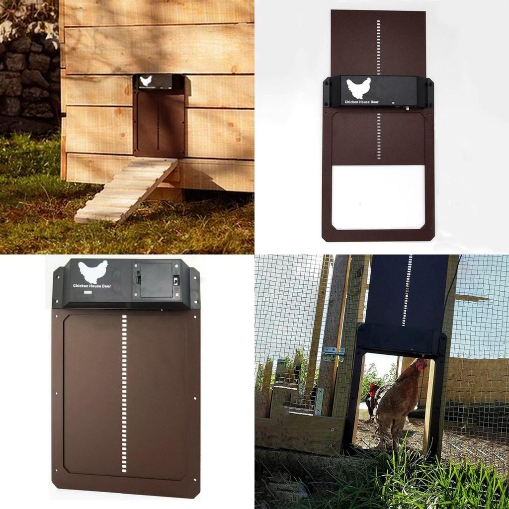 Light-sensing Automatic Chicken Coop Door For Effortless Poultry Care