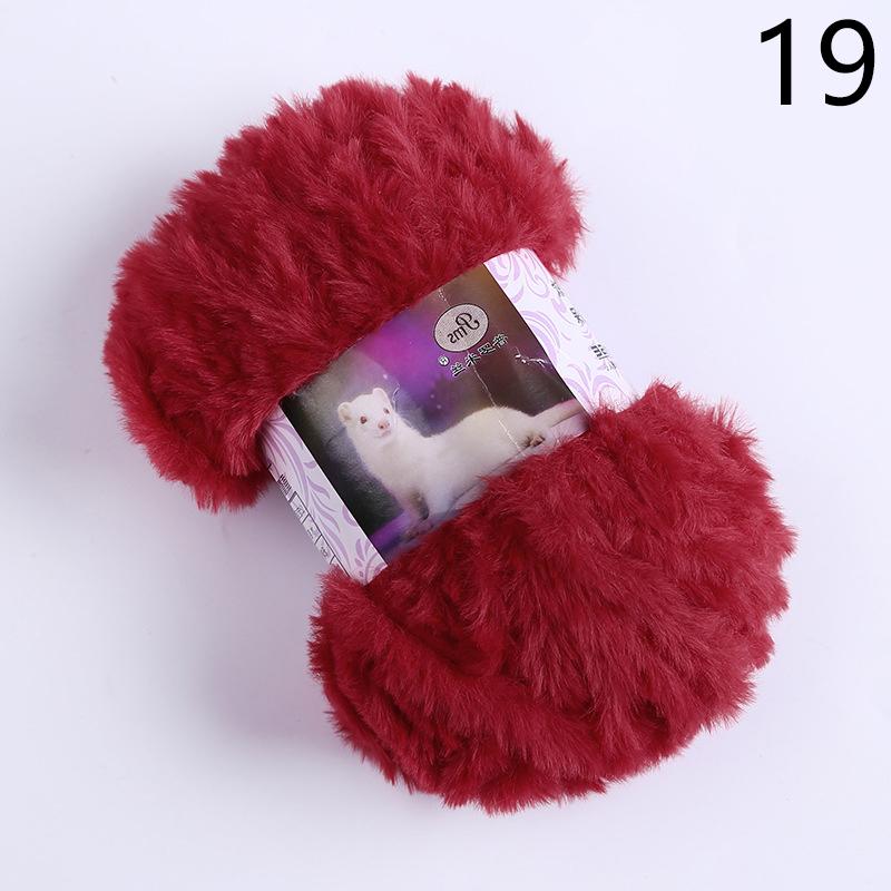 1PC 50g Blended Yarn Mink Fleece Anti-pilling Hand Knitting Yarn For Sweater Scarf DIY Needlework