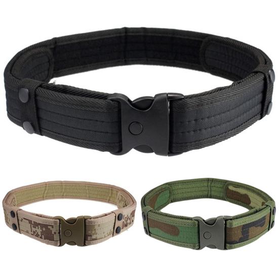 Nylon Camouflage Tactical Belt Military Survival Adjustable Buckle Waistband